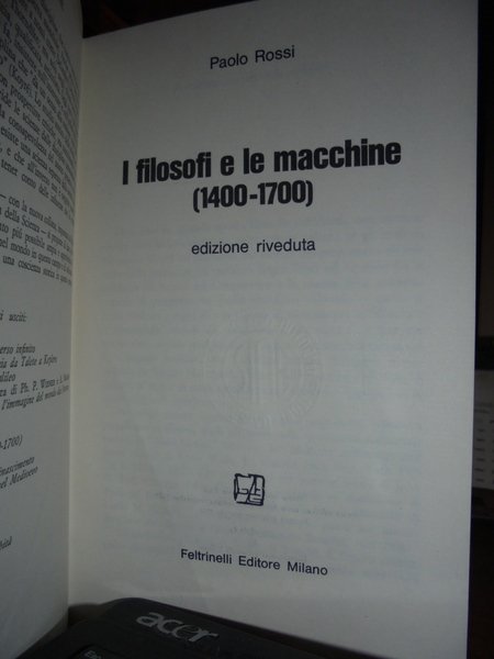 I Filosofi e le macchine (1400/1700)