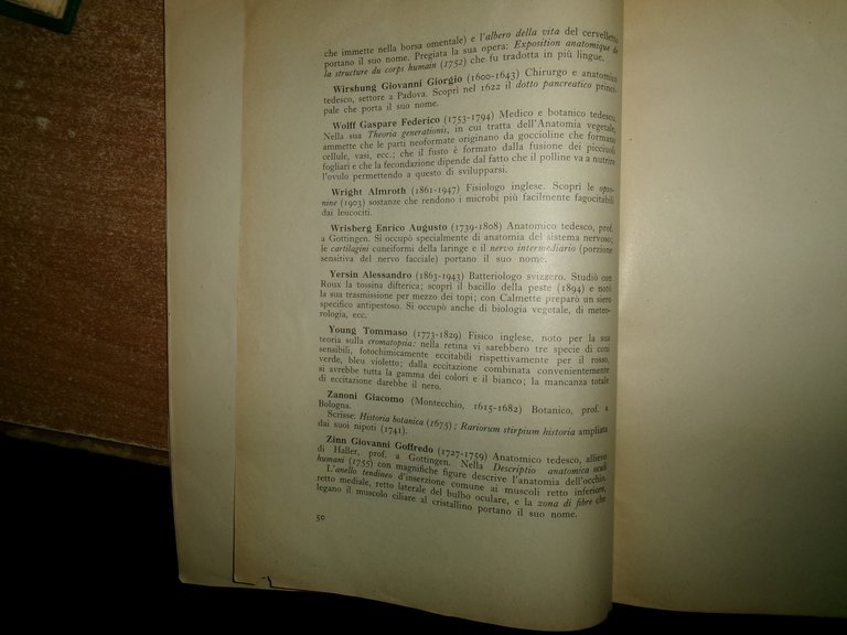 I GRANDI BIOLOGI (Spunti bio-bibliografici). GIOVANNI FAURE 1951