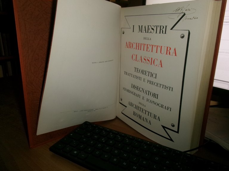 I MAESTRI della ARCHITETTURA CLASSICA da VITRUVIO allo SCAMOZZI. LUKOMSKI …