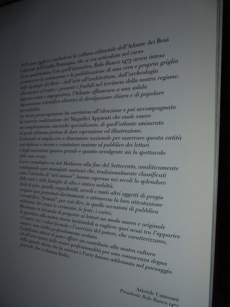 I Magnifici Apparati, Ed. Rolo Banca 1473