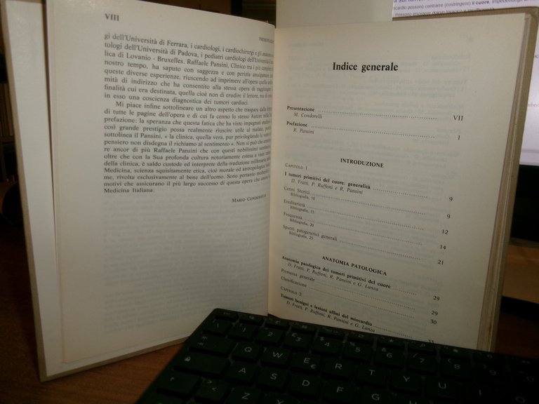 I TUMORI PRIMITIVI DEL CUORE. Patologia, Clinica e Terapia. PANSINI …