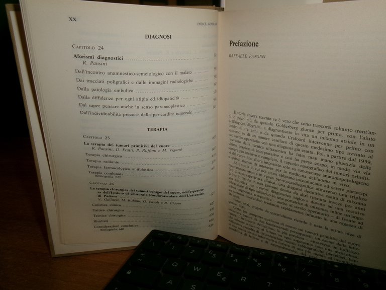 I TUMORI PRIMITIVI DEL CUORE. Patologia, Clinica e Terapia. PANSINI …