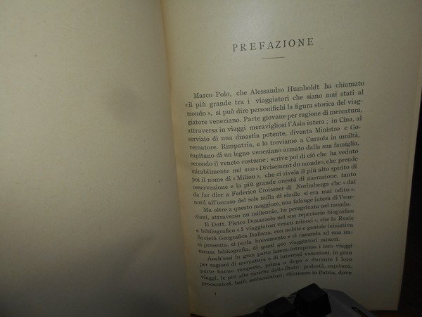 I VIAGGIATORI VENETI MINORI. Studio Bio-Bibliografico del Dott. PIETRO DONAZZOLO