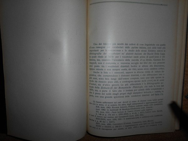 I VOCABOLARI DELLE PARLATE ITALIANE