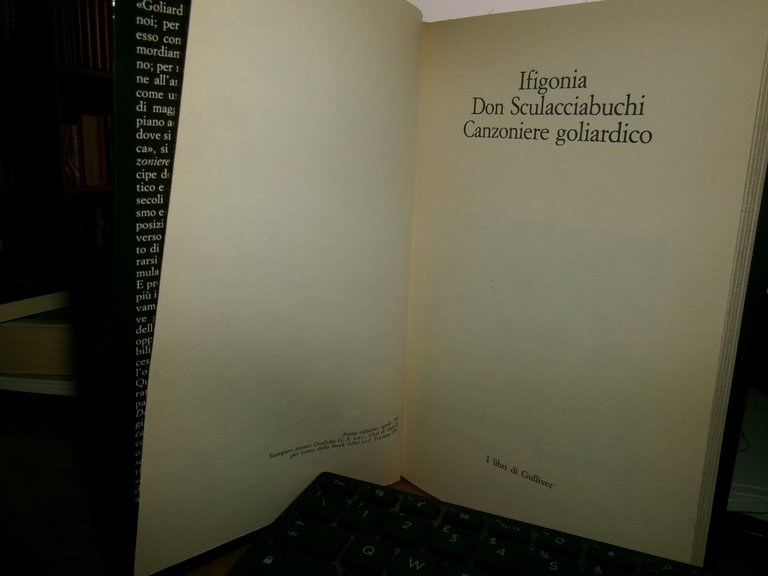 IFIGONIA Don Sculacciabuchi il Canzoniere Goliardico 1987