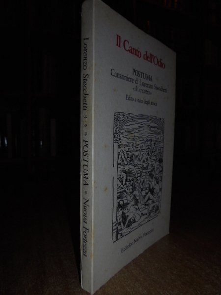 Il Canto dell' Odio POSTUMA Canzoniere di Lorenzo Stecchetti
