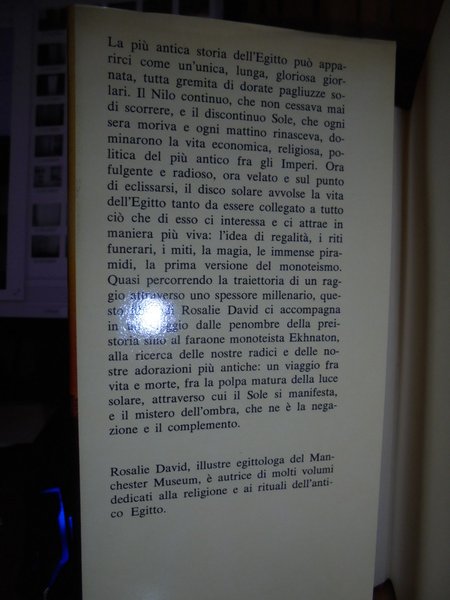 Il Culto del Sole. Mito e Magia nell' Antico Egitto