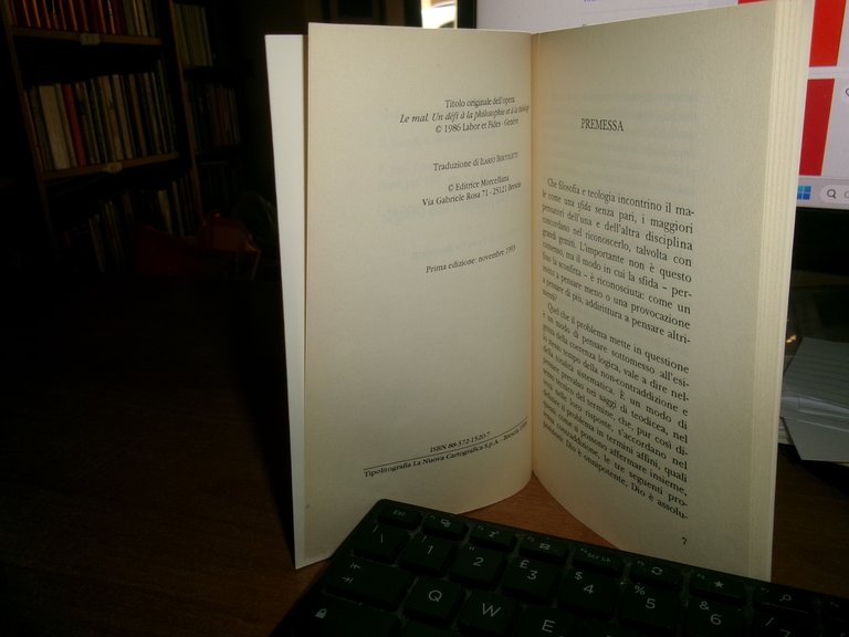 IL MALE Una sfida alla filosofia e alla teologia. PAUL …