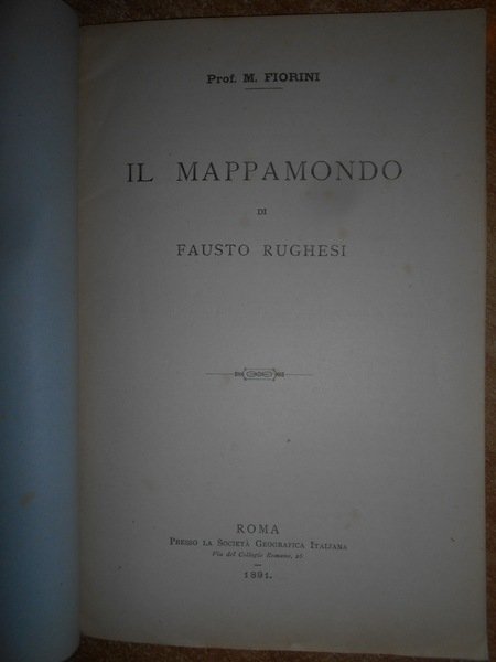 IL MAPPAMONDO di FAUSTO RUGHESI