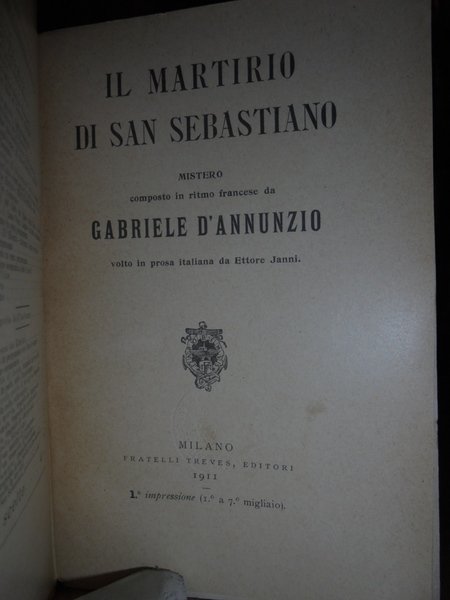 IL MARTIRIO DI SAN SEBASTIANO