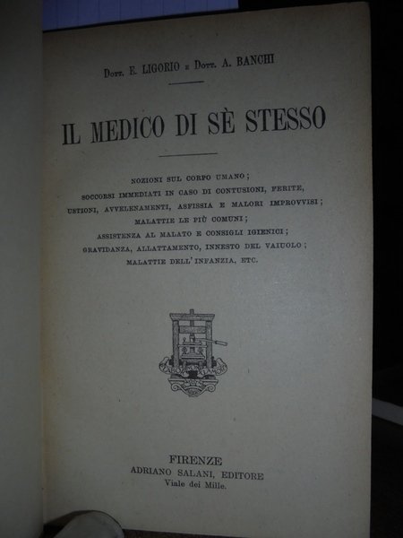 IL MEDICO DI SÈ STESSO