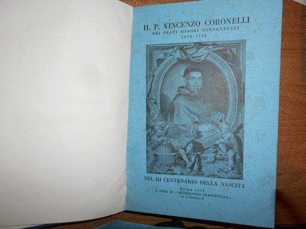 Il P. VINCENZO CORONELLI dei Frati Minori Conventuali 1650-1718