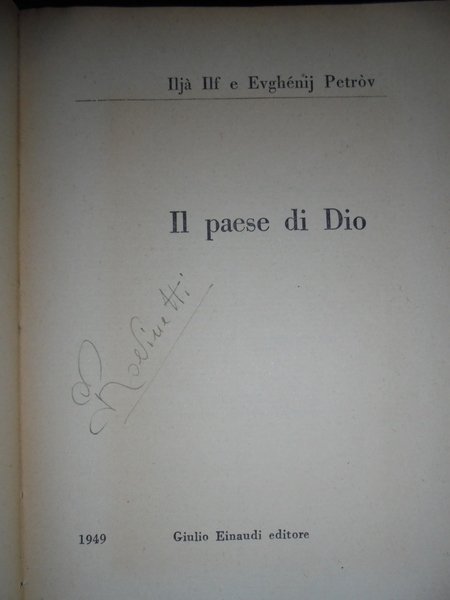 IL PAESE DI DIO