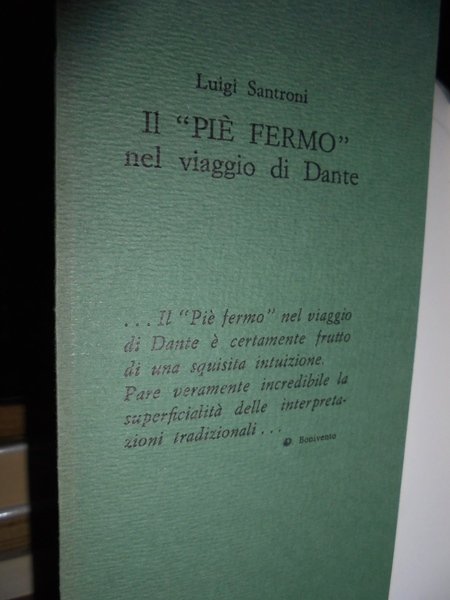 Il "Piè Fermo" nel viaggio di Dante