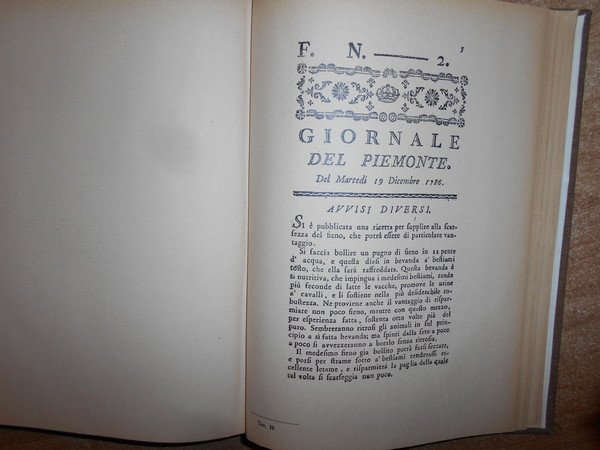 IL PRIMO GIORNALISMO TORINESE. Diritto-Politica-Storia