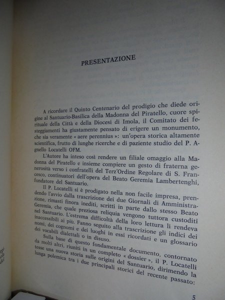 Il santuario del Piratello in Imola nel quinto centenario della …