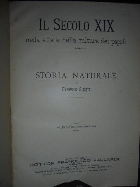 Il Secolo XIX nella vita e nella cultura dei popoli. …