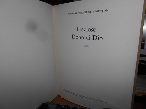 Il segreto della polvere di proiezione-Prezioso dono di Dio. Seguito …