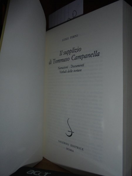 Il Supplizio di TOMMASO CAMPANELLA