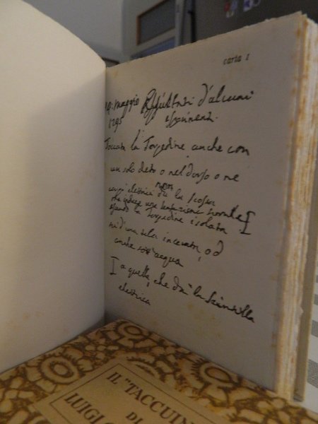 IL TACCUINO DI LUIGI GALVANI. RIPRODUZIONE FAC-SIMILE DELL'AUTOGRAFO CONSERVATO NELLA …
