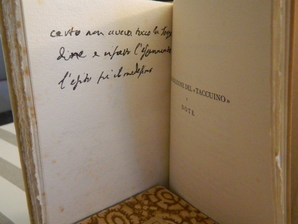 IL TACCUINO DI LUIGI GALVANI. RIPRODUZIONE FAC-SIMILE DELL'AUTOGRAFO CONSERVATO NELLA …