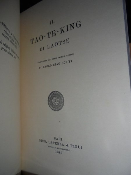 Il Tao-Te-King