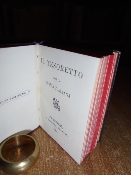 Il TESORETTO della poesia italiana - Barbèra 1900 - Libro …