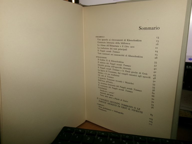 IL VANGELO SECONDO TOMMASO versione dal copto e commento di …