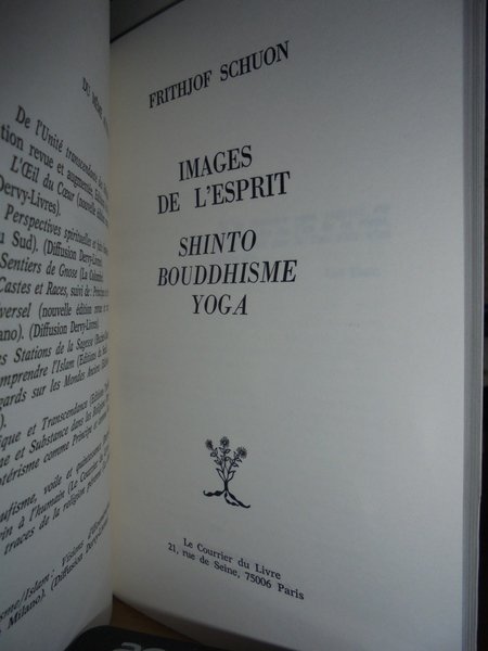 Images de l' esprit. Shinto, Bouddhisme, Yoga
