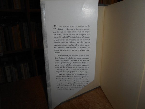 IMPRESOS DEL SIGLO XVII. Bibliografia selectiva por materias de 3500 …