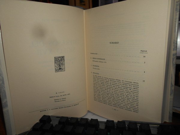 IMPRESOS DEL SIGLO XVII. Bibliografia selectiva por materias de 3500 …