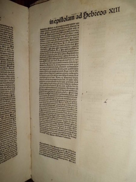 (Incunabolo) Divi Thome de Aquino ordinis predicatorum commentaria in omnes …