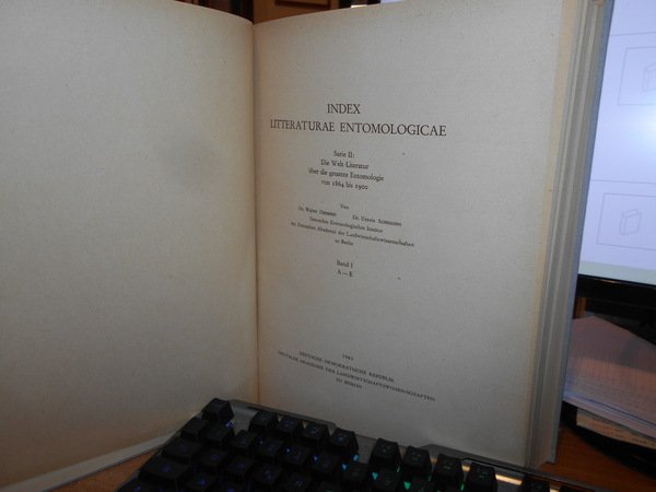 Index litteraturae entomologicae serie II von 1864 bis 1900. 5 …