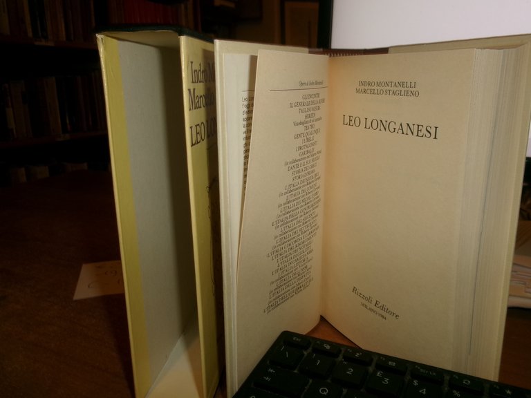 INDRO MONTANELLI - MARCELLO STAGLIENO. LEO LONGANESI 1984