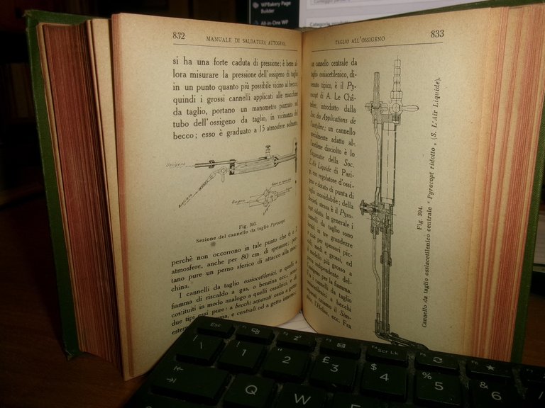 Ing. FERDINANDO PANDINI. Manuale Pratico di SALDATURA AUTOGENA Taglio Ossigeno..
