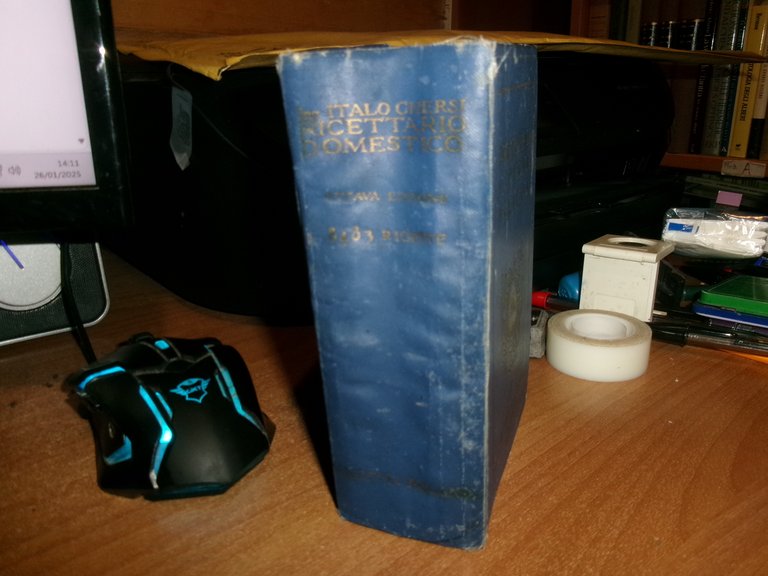 Ing. ITALO GHERSI. Ricettario... Enciclopedia Moderna per la Casa. HOEPLI, …