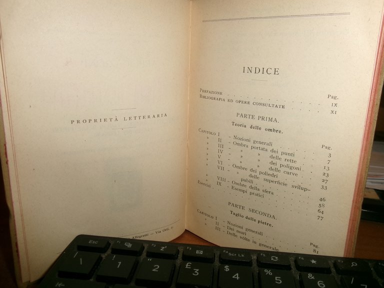 Ing. Prof. RANELLETTI. Applicazioni di GEOMETRIA DESCRITTIVA... Hoepli, 1914