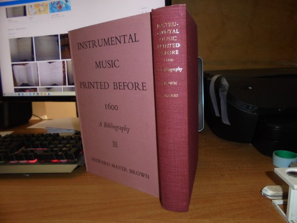 Instrumental Music Printed Before 1600 A Bibliography