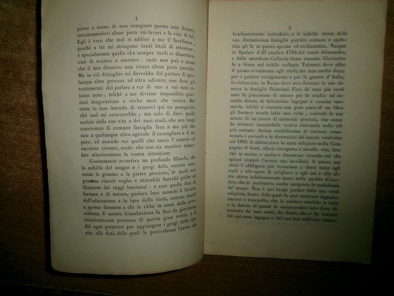 Intorno alla vita e alle Opere del P. GIAMBATTISTA PIANCIANI …