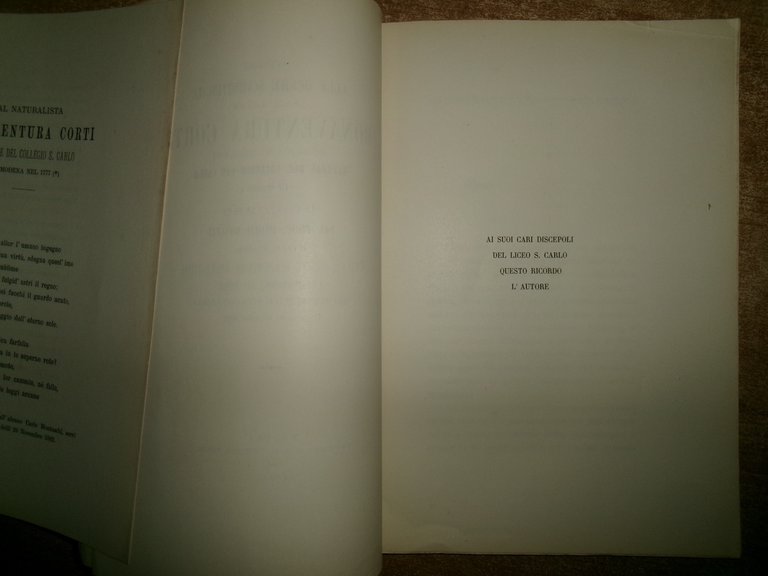 Intorno alle opere scientifiche dell'Abate Bonaventura Corti...PAOLO BONIZZI 1883