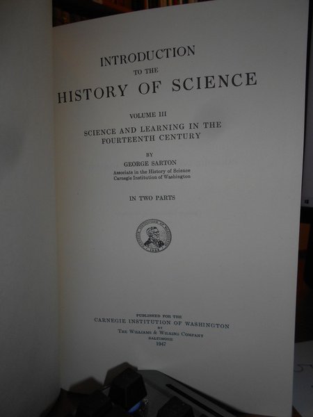 Introduction to the History of Science