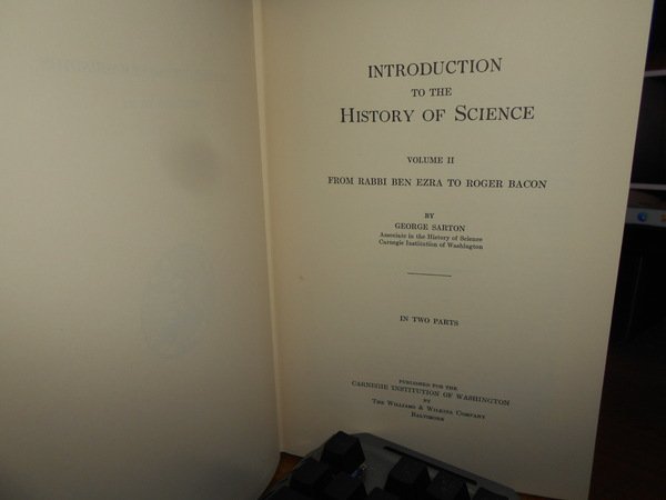 Introduction to the History of Science