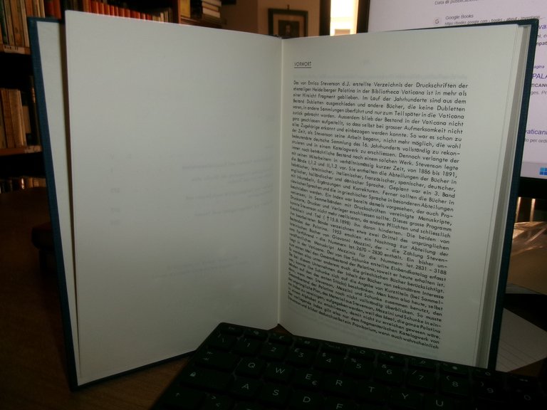 INVENTARIO DEI LIBRI STAMPATI PALATINO-VATICANI. ENRICO STEVENSON Giuniore 1969