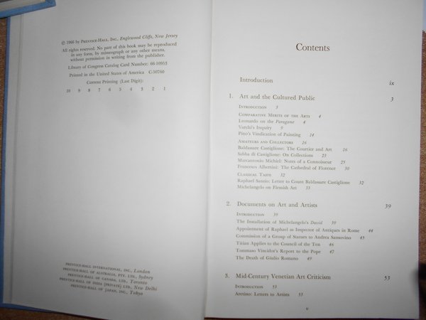 ITALIAN ART 1500-1600 Sources and Documents
