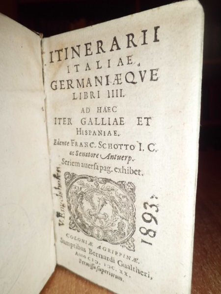 Itinerarii Italiae, Germaniaeque libri IIII