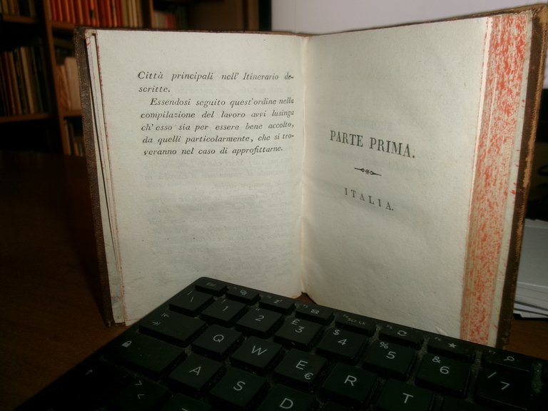 ITINERARIO GENERALE DI EUROPA - Venezia, tip. Andreola. 1824