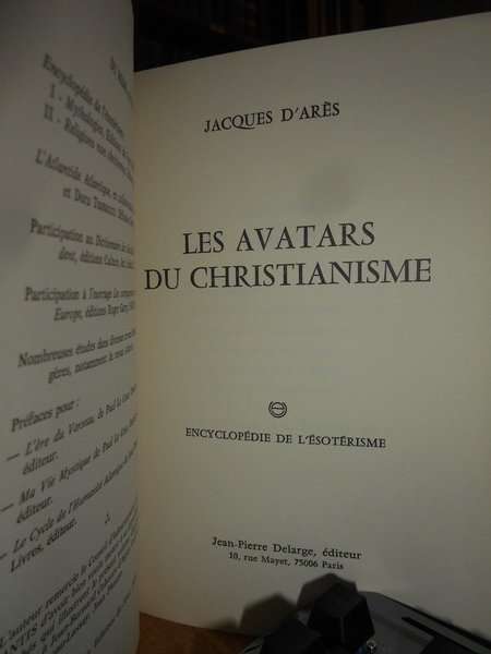 JACQUES D' ARES. Encyclopedie de l' Esoterisme.