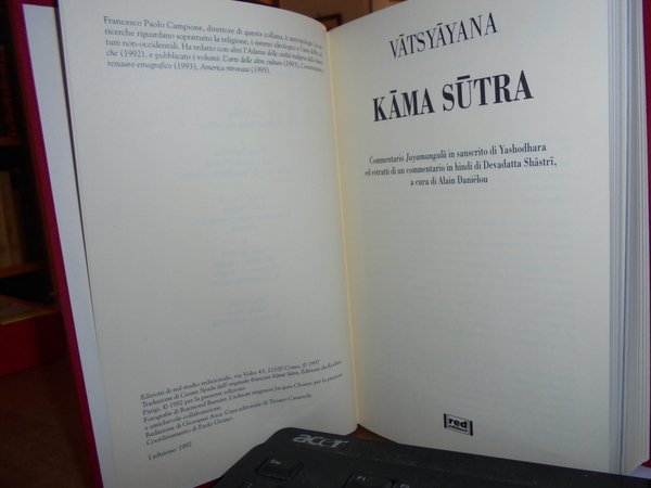 Kâma sûtra. Il trattato dell'amore. Testo integrale commentato da Yashodhara …