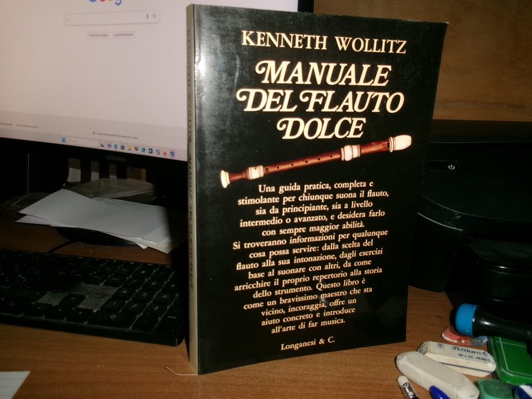 KENNETH WOLLITZ. Manuale del flauto dolce. 1982
