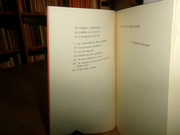 L' Antica Via degli EMPI. René Girard 1994